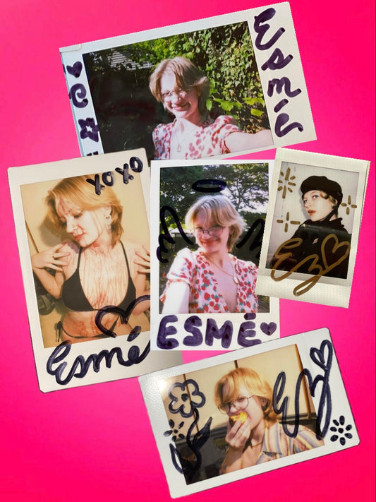 Signed Esmé Polaroid